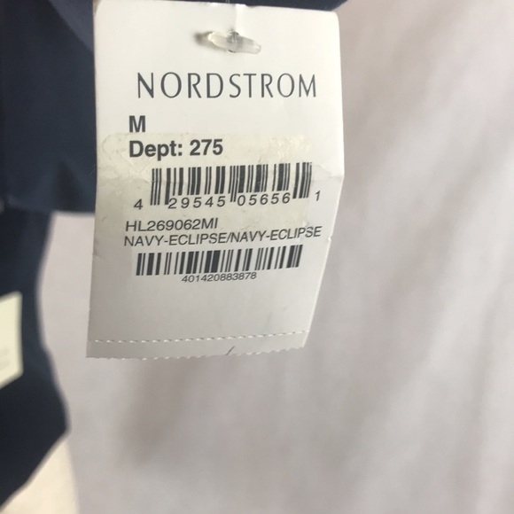 NWT Hinge Velvet Cropped Navy Blue Blazer with Suede Lapel Size M - Picture 9 of 11